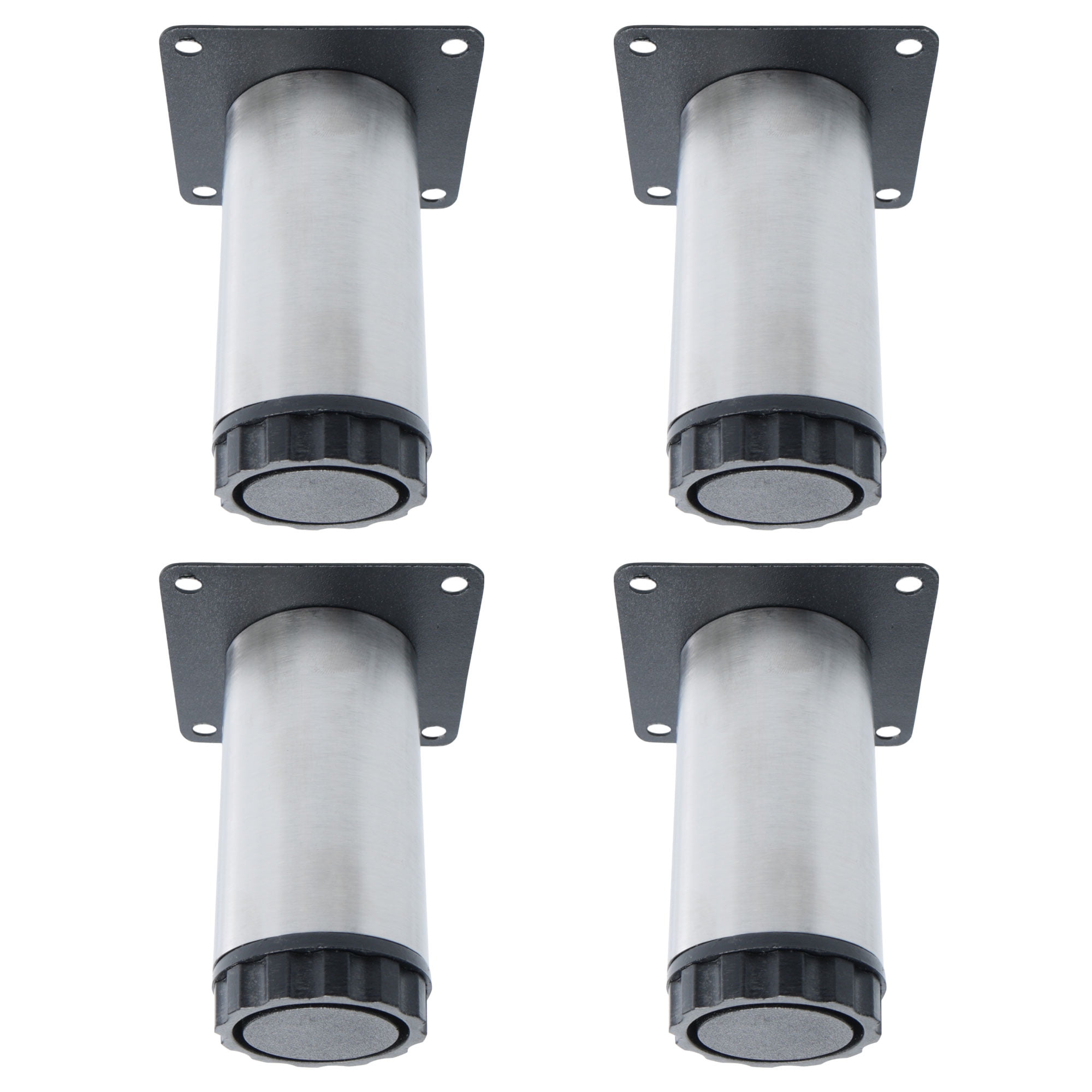 Uxcell 3 Inch Furniture Legs Stainless Steel Feet Sofa Table Shelves ...