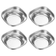 thumbnail image 1 of Uxcell Mini Stainless Steel Sauce Dish, Round Seasoning Bowls for Dipping Sauces and Condiments Silver, 1 of 7