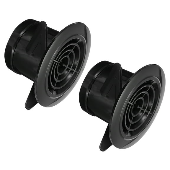 Uxcell Round Air Vent Cover, Soffit Vents ABS Adjustable Ceiling Vent Covers Air Vent Louver for Bathroom Kitchen 3 Inch