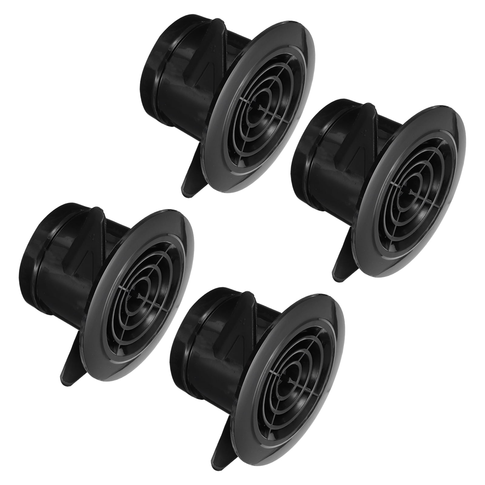 Uxcell Round Air Vent Cover, Soffit Vent ABS Adjustable Ceiling Vent Covers Air Vent Louver for Bathroom Kitchen 3 Inch