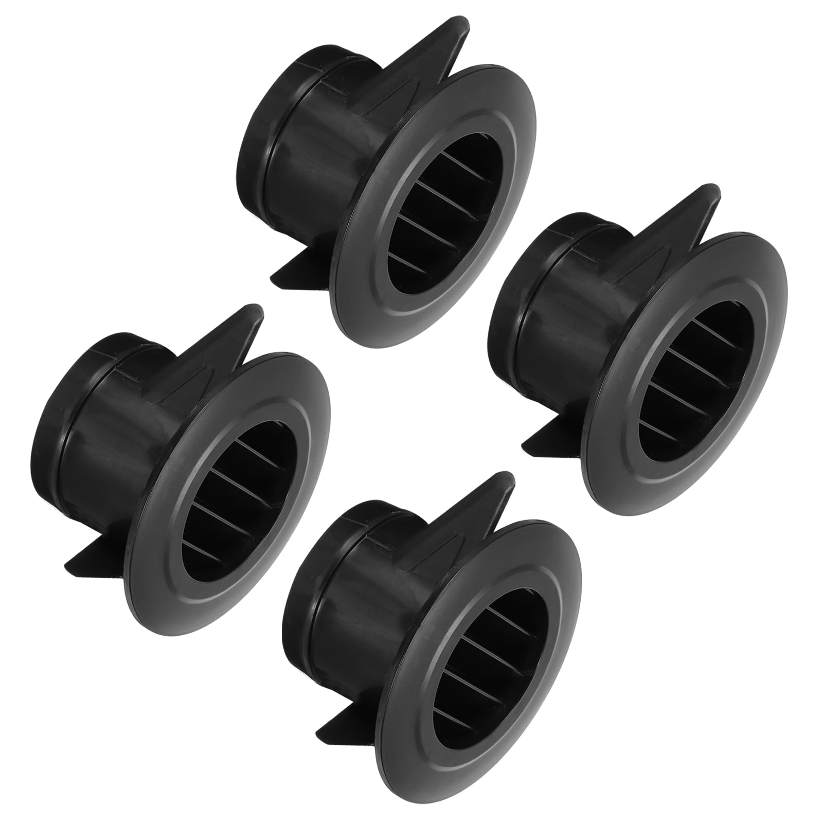 Uxcell Round Air Vent Cover, Soffit Vents ABS Ceiling Vent Covers Air Vent Louver for Living Room Greenhouse 3 Inch