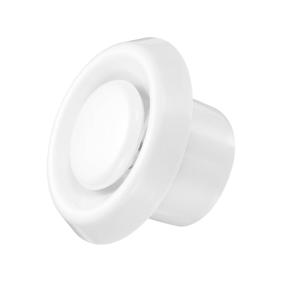 Uxcell 3 Inch Round Air Vent Cover, ABS Exhaust Adjustable Valve Diffuser, White