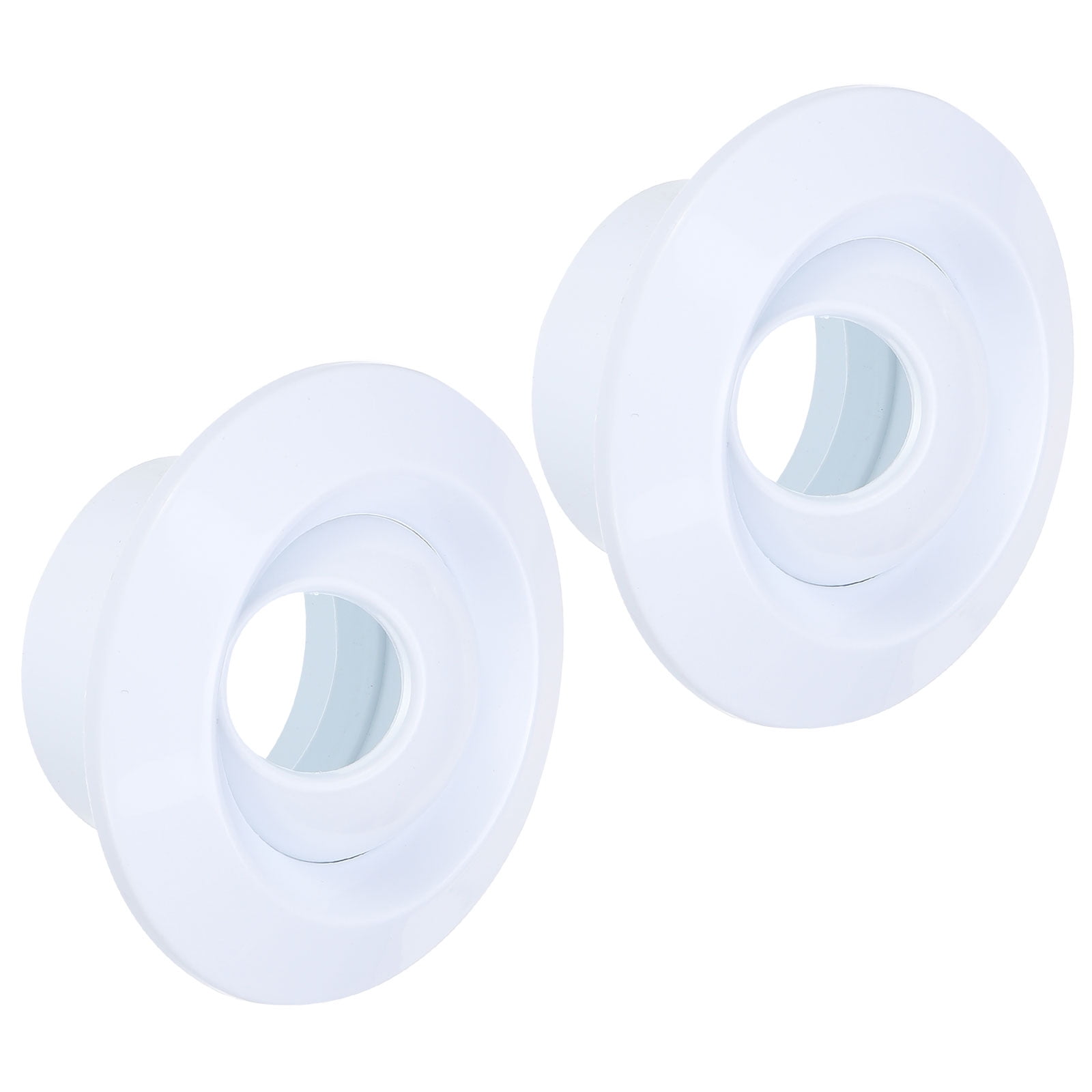 Uxcell 3 Inch Round Air Vent Covers, 2pcs ABS Adjustable Ball Jet Nozzle Air Diffuser for Bathroom Kitchen, White