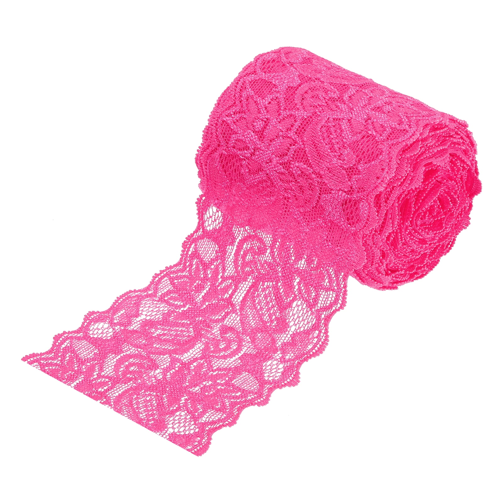 Uxcell Lace Ribbon Floral Pattern Lace Trim Ribbon for Sewing Making ...