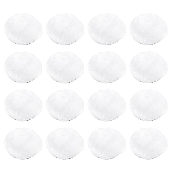 Uxcell 3-Inch Wool Polishing Pad Hook and Loop Buffing Wheel 16 Pcs