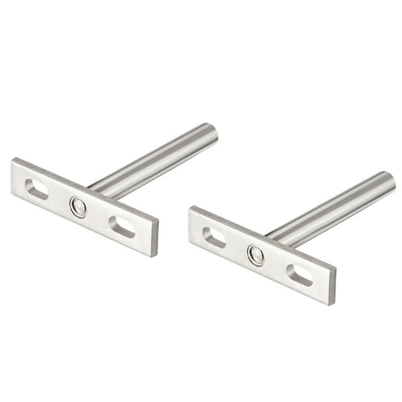 Uxcell 3" Invisible Floating Shelf Brackets, Hidden Blind Supports for Concealed Shelves, 2Pcs