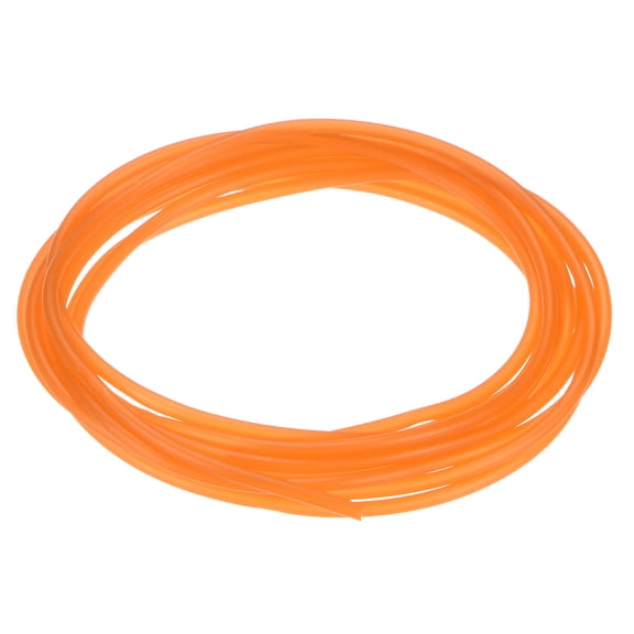 Uxcell 3 Meter Natural Latex Rubber Tubing, 1.6x3.2mm(IDxOD) Rubber Tube Hose, Orange