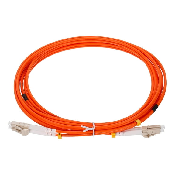 Uxcell 3 Meters 9.8Ft Fiber Patch Cable Multimode LC-LC OM1 LSZH Fiber Optic Jumper Orange For Network Transceiver 1Pcs