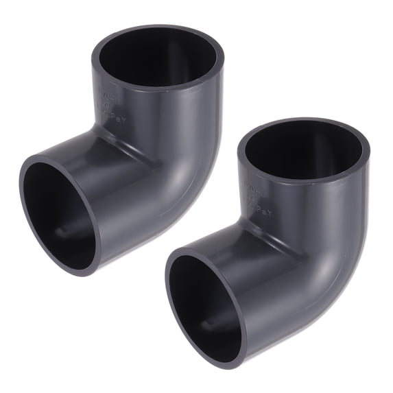 Uxcell Duct Connector, Plastic Dryer Hose Connector Pipe Fitting Adapter Coupling for Vent Hose 3" Gray