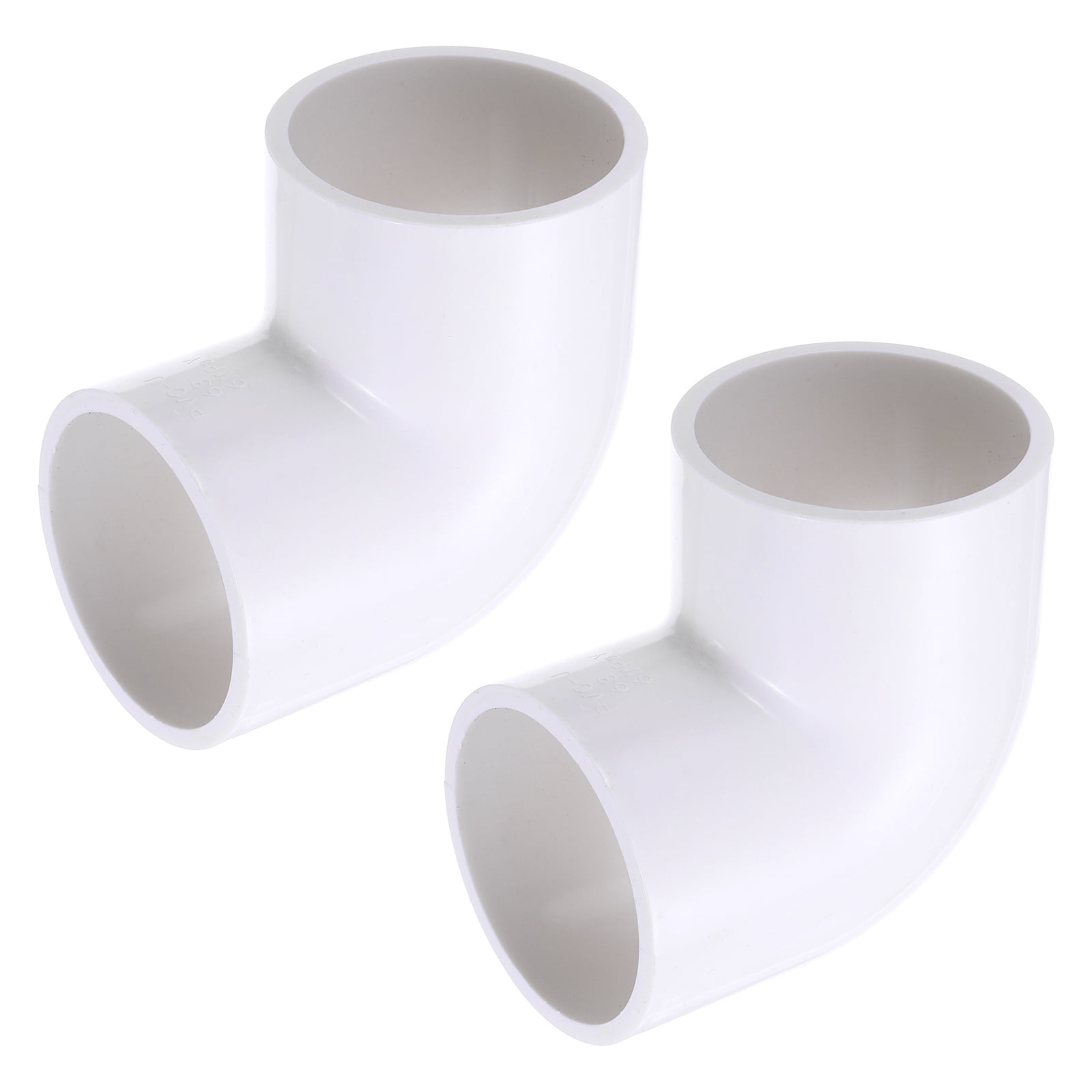 Uxcell Duct Connector, Plastic Dryer Hose Connector Pipe Fitting Adapter Coupling for Vent Hose 3" White