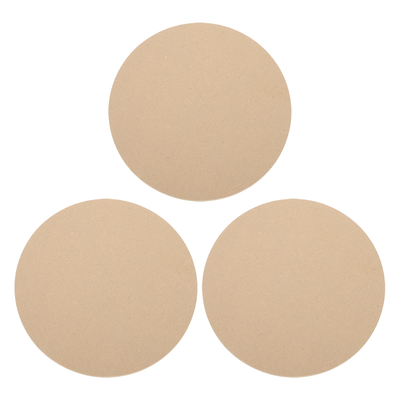 Uxcell 3 Pack 9.1" 230mm Diameter Ceramic Drying Slab, 9mm 3/8" Thick, Brown