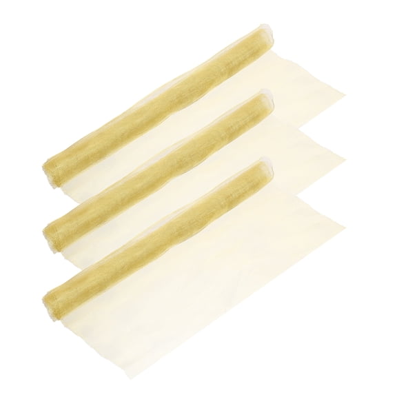 Uxcell 3 Pack Brass Mesh, 40" x 13" 40 Mesh Brass Woven Wire Mesh for Fill Fabric