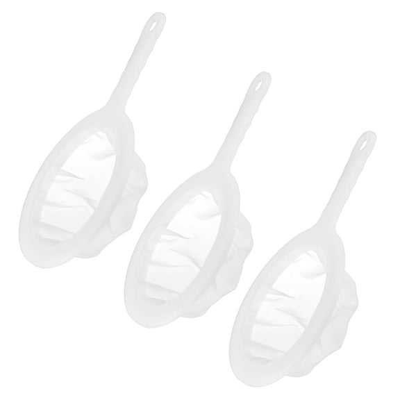 Uxcell 3-Pack Brine Shrimp Sieve Net, 300 Mesh PP Aquarium Fish Net Food Filter Strainer Sieve with Nylon Mesh for Fish Tank/Aquarium