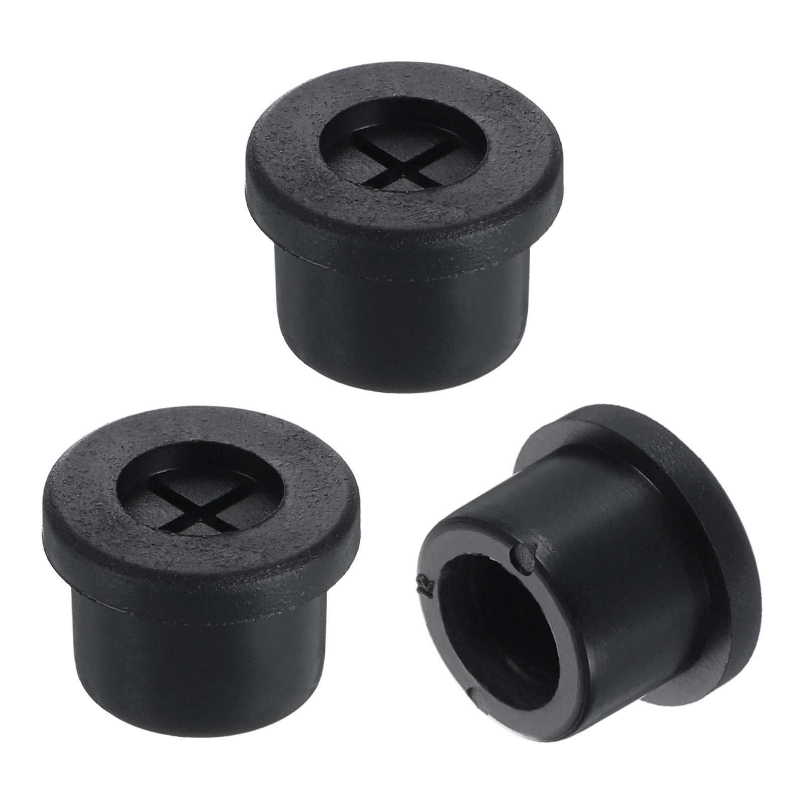Uxcell 5 Pack Cable Cord Grommet, 7/8" Inch (22mm) Desk Grommet Flexible Rubber Grommets Wire Hole Cover Pass Through For Office Computer Desk Wire Organizer, Black - View #5
