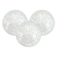 thumbnail image 1 of Uxcell 3-Pack Decorative Ball for Bowls, 2.4 Inch Mosaic Glass Balls Decorative Glass Orbs for Home Decor/Dining Tables [White], 1 of 7