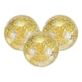 thumbnail image 1 of Uxcell 3-Pack Decorative Ball for Bowls, 3 Inch Mosaic Glass Balls Decorative Glass Orbs for Home Decor/Dining Tables [Yellow], 1 of 7