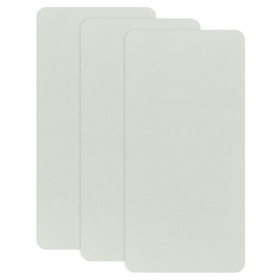 Uxcell 3-Pack Polyester Repair Patches, 7.9 x 3.9" Self-Adhesive Fabric Repair Patches for Sofas, Light Gray