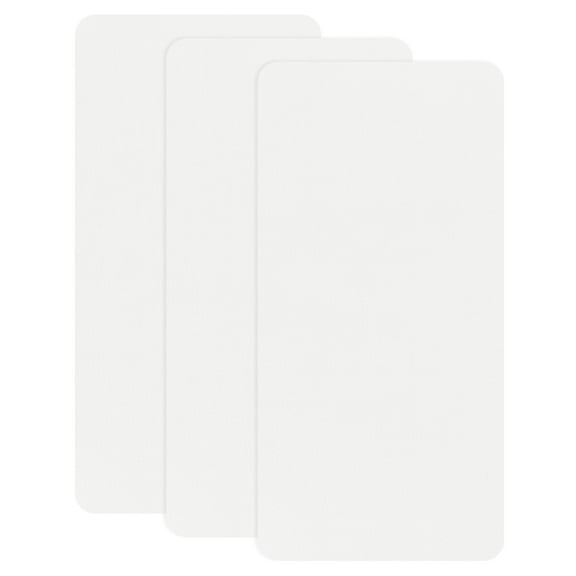 Uxcell 3-Pack Polyester Repair Patches, 7.9 x 3.9" Self-Adhesive Fabric Repair Patches for Sofas, White