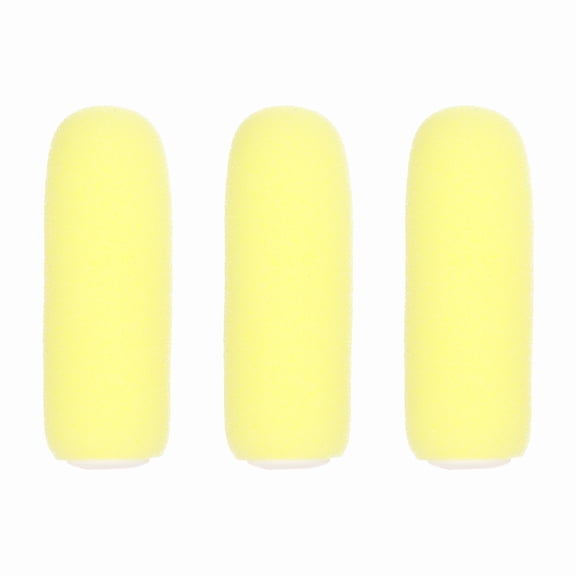 Uxcell 3 Pack Replacement Heads for Sponge Telescopic Rod, 2.65" x 0.89" Telescopic Rod Replacement Heads Sponge Head for Clay Shaping & Clean Up Excess Water, Yellow