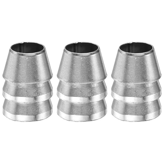 Uxcell 3-Pack Round Axe Handle Wedge, 18mm/0.71 Inch Metal Hammer Handle Wedges for Reinforced Axe [Silver]