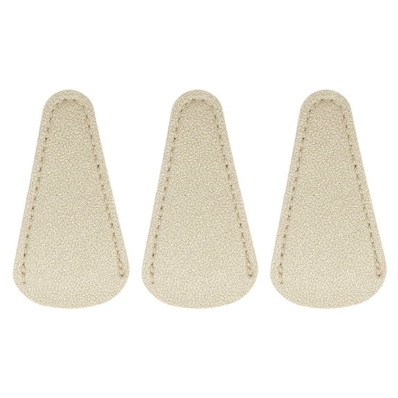 Uxcell 3 Pack Scissors Sheath, 2.9" x 1.5" Scissors Cover Protector PU Leather Portable Collect Bags for Eyebrow Trimming Beauty Tool Protection, Gold