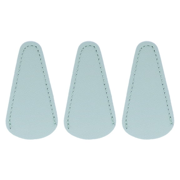 Uxcell 3 Pack Scissors Sheath, 2.9" x 1.5" Scissors Cover Protector PU Leather Portable Collect Bags for Eyebrow Trimming Beauty Tool Protection, Light Blue