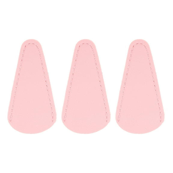 Uxcell 3 Pack Scissors Sheath, 2.9" x 1.5" Scissors Cover Protector PU Leather Portable Collect Bags for Eyebrow Trimming Beauty Tool Protection, Pink