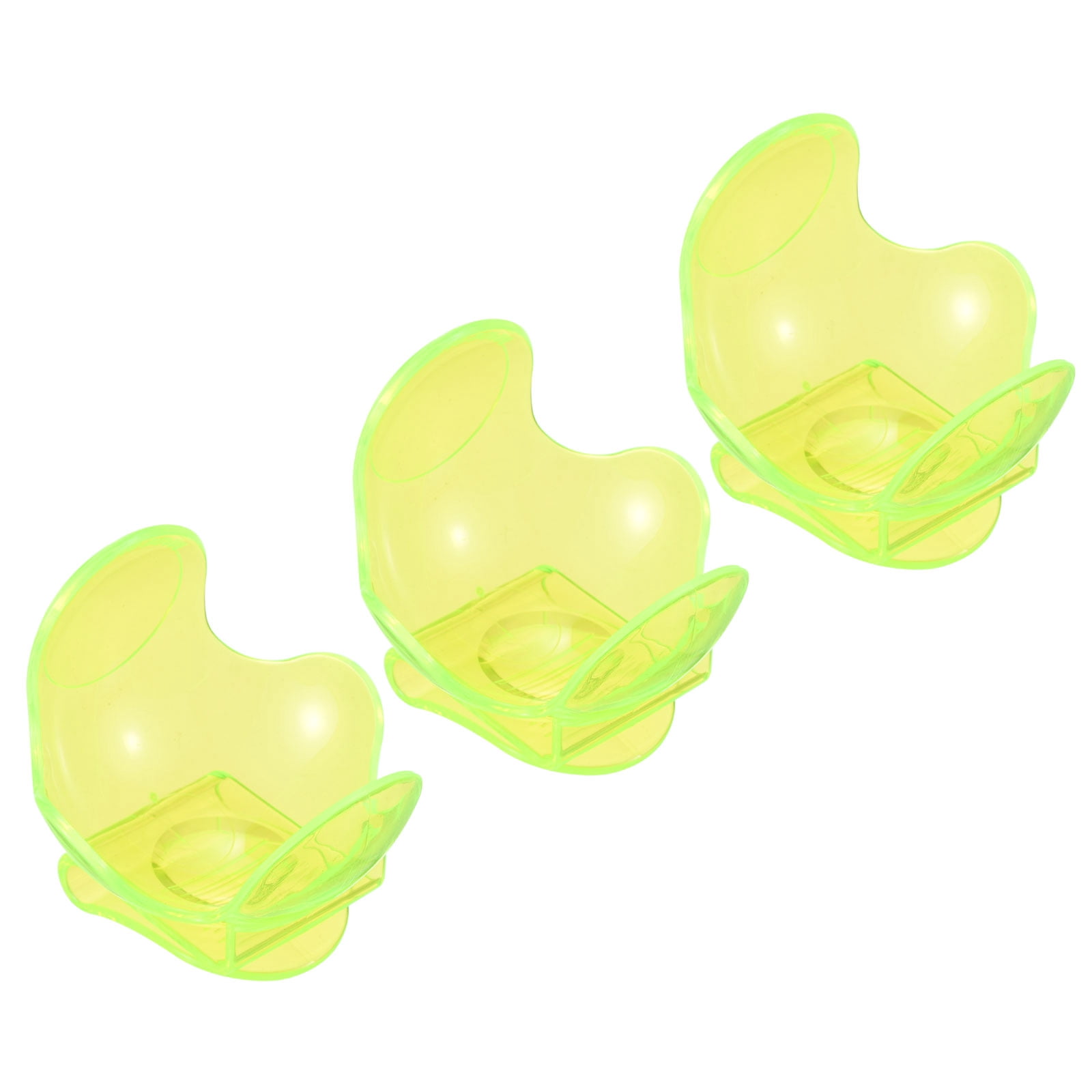Uxcell 3 Pack Tennis Ball Holder Waist Clip Tennis Ball Clip ABS Holder Fluorescent Yellow