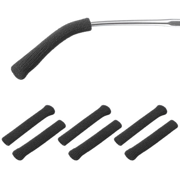 Uxcell 3 Pairs Eye Glass Replacement Temples, Cotton Anti-Slip Eyeglass End Tips Glasses Retainers Fits 3mm for Universal Thin Metal Eyeglass Sunglasses Temple, 55mm Black