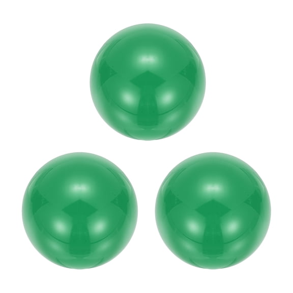 Uxcell 3 Pcs Arcade Joystick Ball Top - 35mm M6 Rocker Round Head Handle Threaded Balltop Knob Arcade Game DIY Parts Replacement for Console Controllers/Joystick, Green