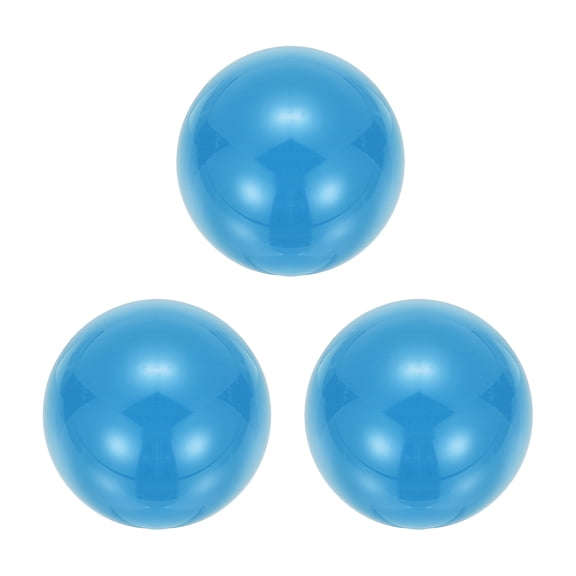 Uxcell 3 Pcs Arcade Joystick Ball Top - 35mm M6 Rocker Round Head Handle Threaded Balltop Knob Arcade Game DIY Parts Replacement for Console Controllers/Joystick, Blue