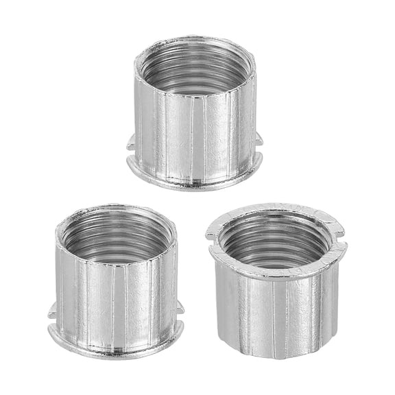 Uxcell 3 Pcs G9 Light Socket Rings, M20 Threaded Metal Shade Holder Adapter Ring for 3/4in Thread Diameter 1.06in OD G9 Socket for Table Floor Pendant Chandeliers Lamp Light Fixture