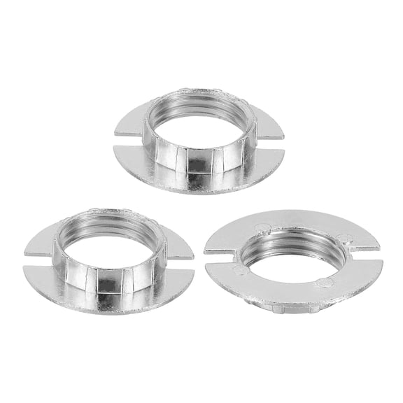 Uxcell 3 Pcs G9 Light Socket Rings, M20 Threaded Metal Shade Holder Adapter Ring for 3/4in Thread Diameter 1.42in OD G9 Socket for Table Floor Pendant Chandeliers Lamp Light Fixture