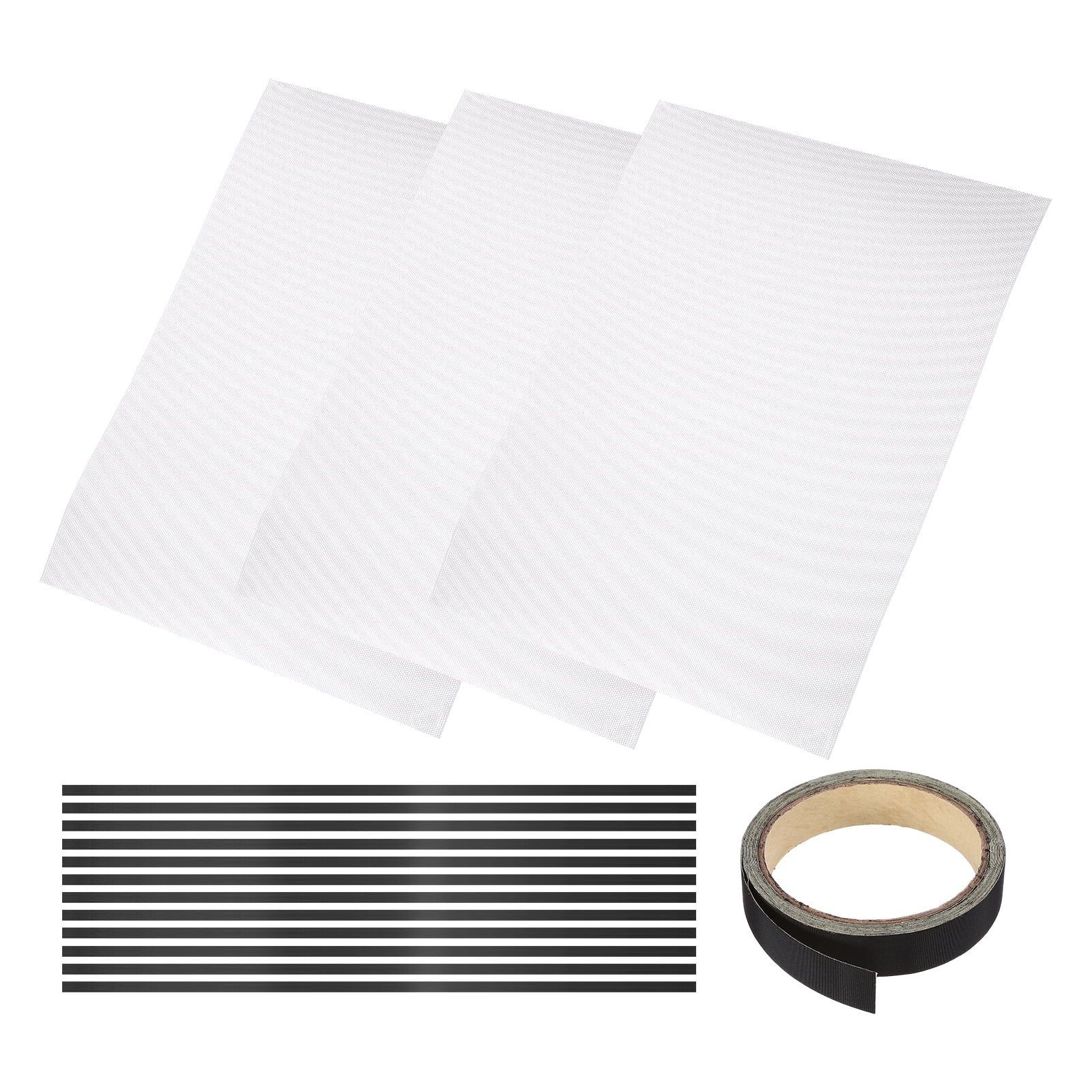 Uxcell 3 Pcs Magnetic Floor Vent Covers for Home Floor and Ceiling (White, 16-Inch x 12-Inch)