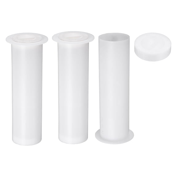 Uxcell 3 Pcs Mini Split Cover Wall Sleeve for Air Conditioner Line Set 8.66 Inch Plastic Through the Wall Pipe Accessories for AC Outdoor Units/Decorative HVAC Line Hide Cover, White