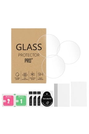 3 Pcs Watch Glass Screen Protectors (27mm) - Anti-Scratch HD Clear Tempered Glass Clear Film High Definition Smartwatch Screen Protection Film for Watch