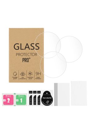 3 Pcs Watch Glass Screen Protectors (30mm) - Anti-Scratch HD Clear Tempered Glass Clear Film High Definition Smartwatch Screen Protection Film for Watch