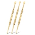 thumbnail image 1 of Uxcell 3 Pcs Wax Carving Tools Stainless Steel 4.6 Inch Double-Headed Wax Carving Sculpting Tools, Gold Tone, 1 of 6