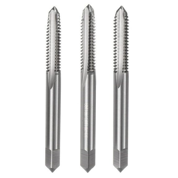 Uxcell 3 Pieces Hand Tap Set 1/4-20 UNC Taper/Plug/Bottom Thread Screw ...