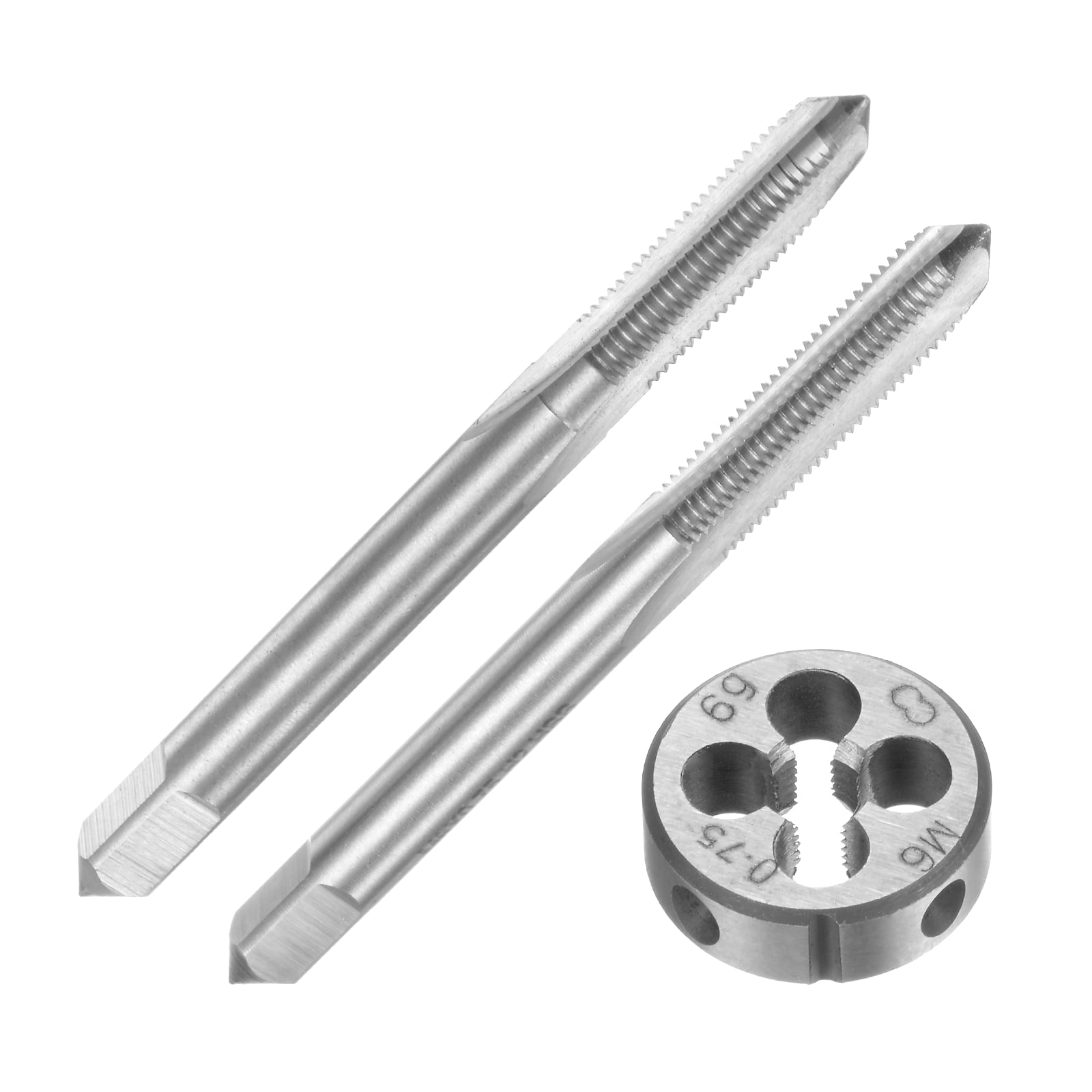 Uxcell 3pcs Metric Hand Tap & Die Set M9 x 0.75 Taper/Plug Thread Taps Uxcell 3pcs Metric Hand Tap & Die Set M9 x 0.75 Taper/Plug Thread Taps