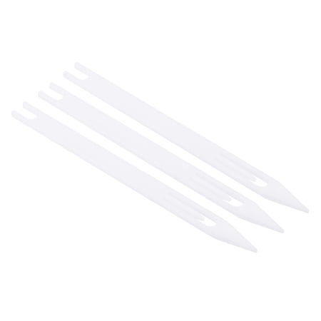 Uxcell 3# Plastic Netting Needle Shuttles Fishing Repair Mend Tool, White 3 Pack