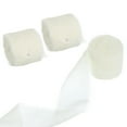 thumbnail image 1 of Uxcell 3 Rolls 1.5"x7Yd Chiffon Ribbon Handmade Fringe Chiffon Silk Ribbon White, 1 of 6