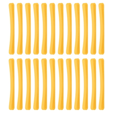 Uxcell 3" Rubber Bands, 24 Pcs, Yellow