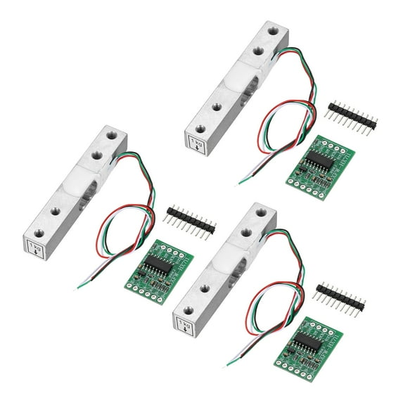 Uxcell 3 Set Digital Load Cell Weight Sensor 1KG + HX711 Module ...