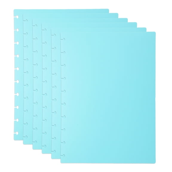 Uxcell 3 Set Discbound Notebook Cover, 10 x 7.1" B5 Letter Size PP Disc Planner Cover for Notebook Happy Planner Office Product, Green