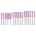 thumbnail image 1 of Uxcell 3-Size Diamond Chainsaw Sharpener Sharpening Stone Grinding File Pink 18 Pcs, 1 of 6