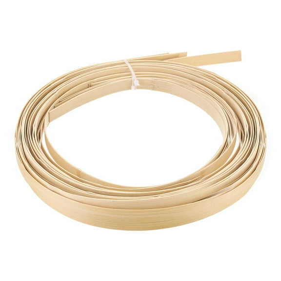 Uxcell 3 Yard Bamboo Rattan Weaving Cane Bamboo Weave Basket Making Log-Color 7 Pcs