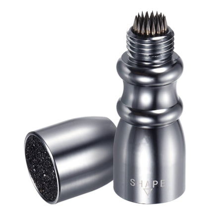 Uxcell 3 in 1 Snooker Billiard Pool Cue Stick Tip Tool Accessories Scuffer/Shaper/Aerator, Grey