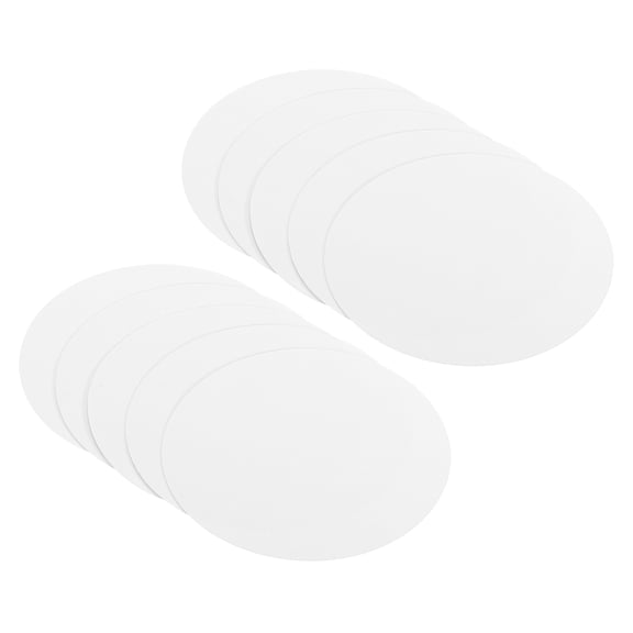 Uxcell 3-inch Round Cardboard Paper, 50 Pcs Blank Disc Circles Slices for Party Decorations DIY Craft, White