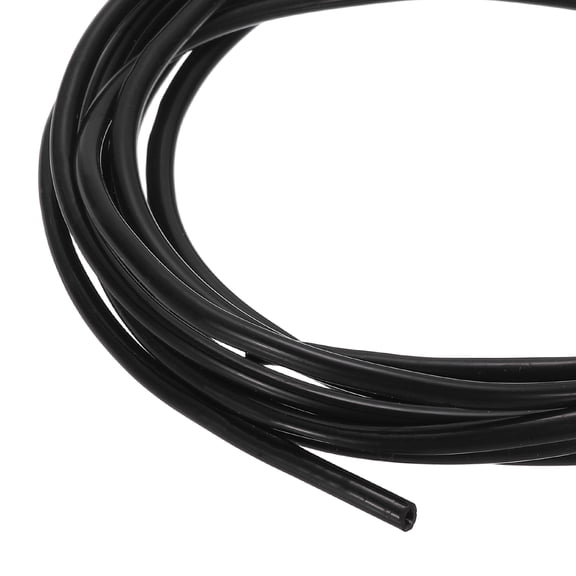 Uxcell 3 m Silicone Cable Sleeve Tubing, 2mm Black Silicone Tube Cord Organizer Wire Shielding Sheathing Wrap